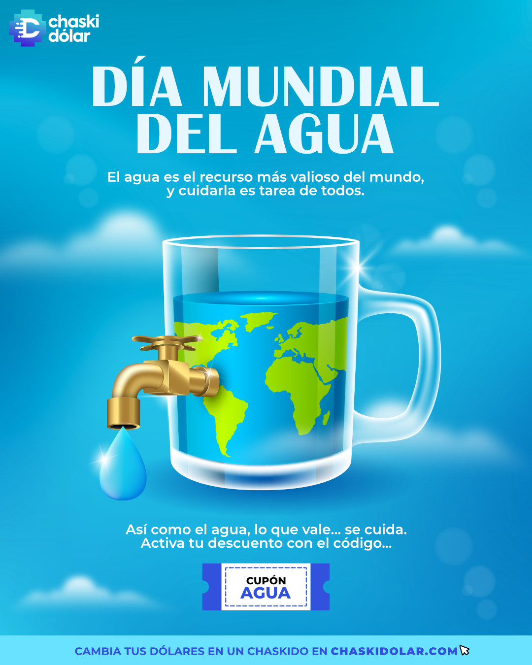 Cambiando dólares en chaski dólar